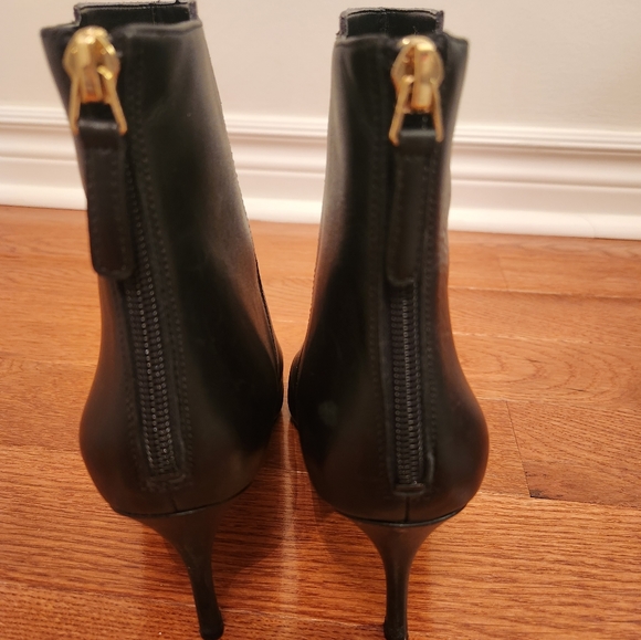 Nine West Leather Booties Excellent Almost New Condition Black Size 8US … - Picture 4 of 9